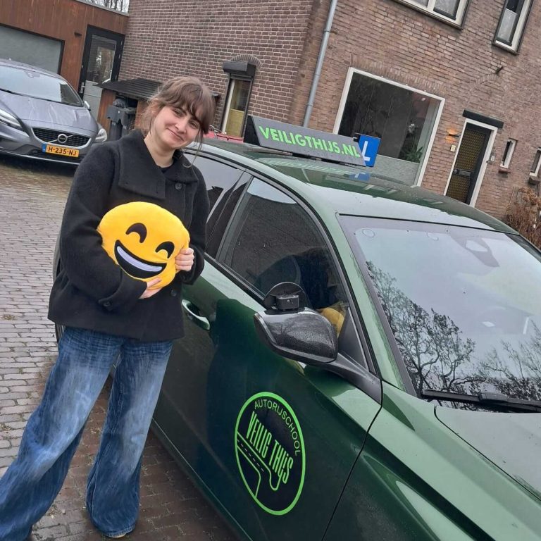 Nore Vaasen, geslaagd bij Veilig Thijs